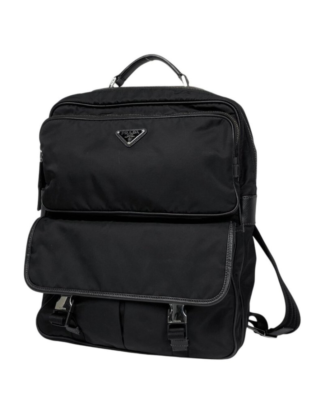 Prada Backpack Business Nylon Nero